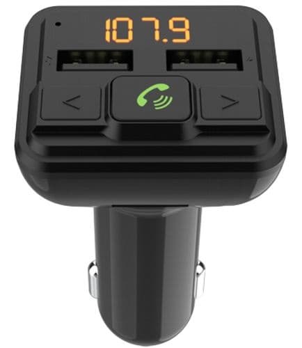 Автомобильный FM-модулятор Ritmix FMT-A880 черный MicroSD BT USB (80001662)