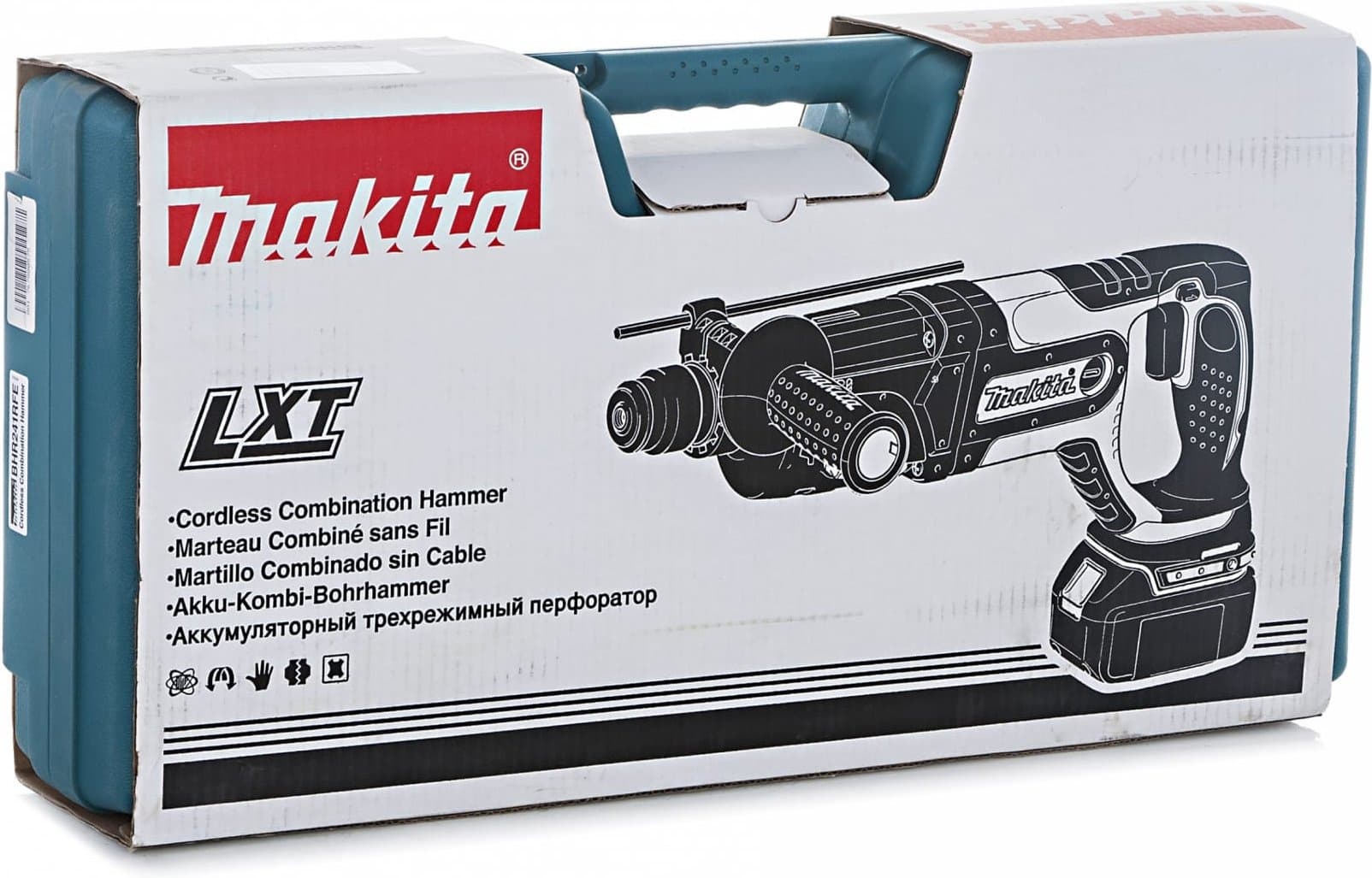 Перфоратор Makita DHR241RFE патрон:SDS-plus уд.:1.9Дж аккум. (кейс в комплекте) - фото 4