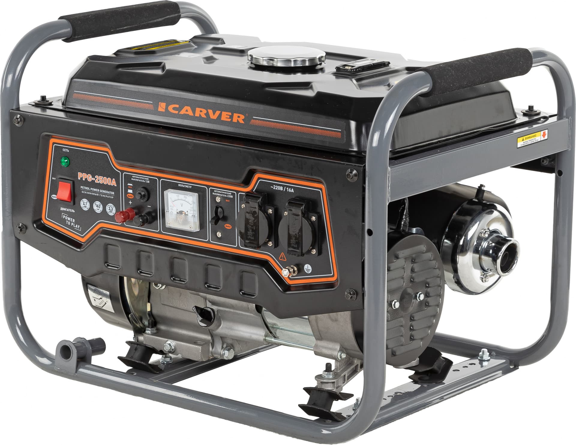Генератор Carver PPG- 2500A 2.3кВт - фото 3