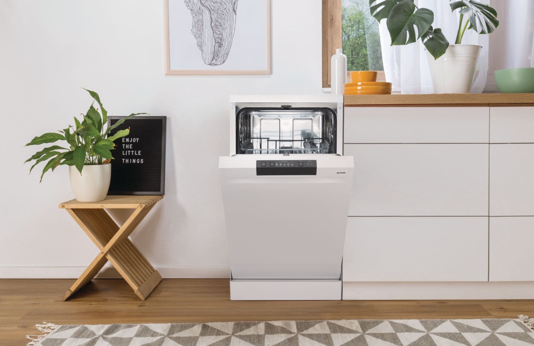 Посудомоечная машина Gorenje GS520E15W белый (узкая) - фото 4