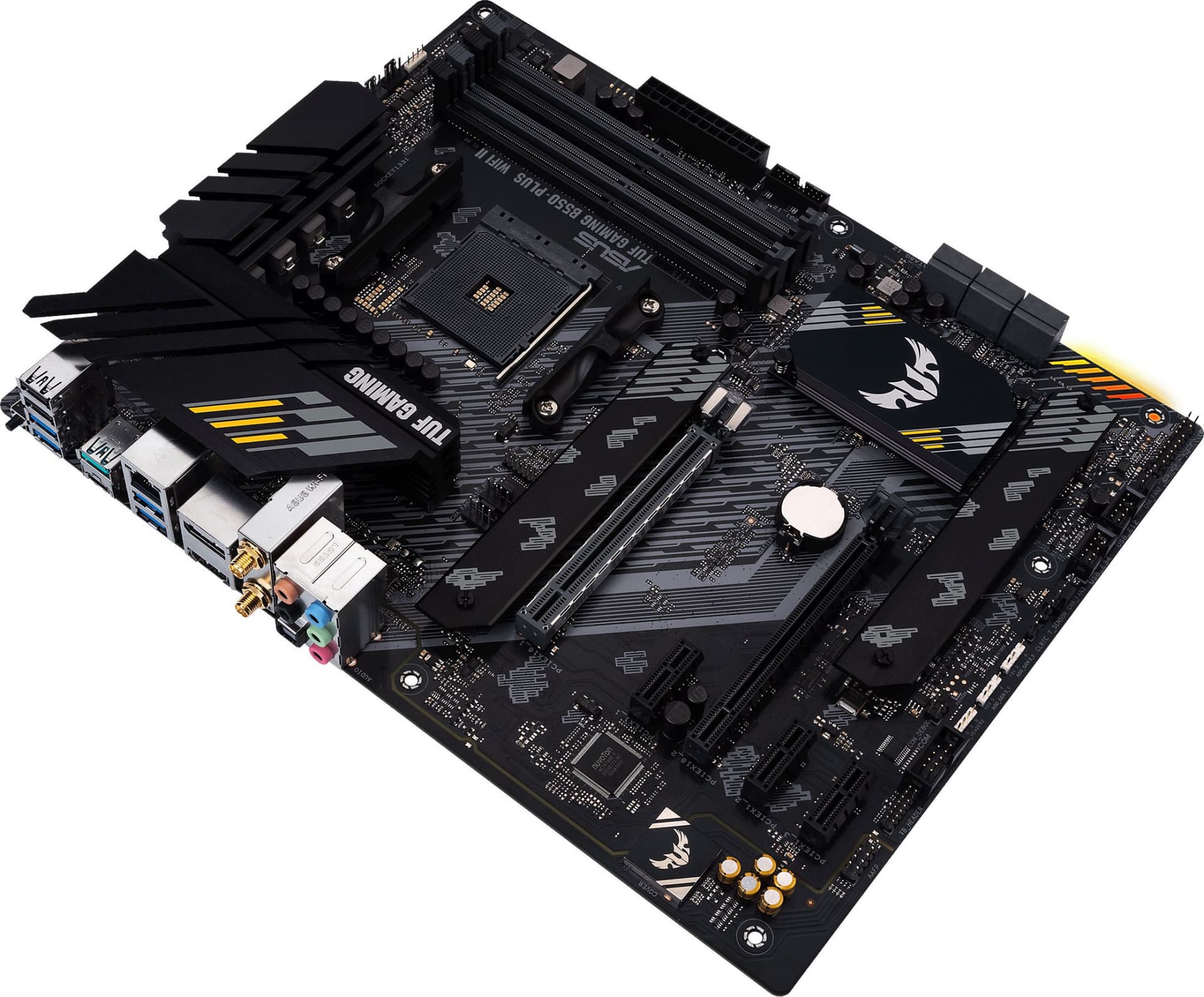 Материнская плата Asus TUF GAMING B550-PLUS WIFI II Soc-AM4 AMD B550 4xDDR4 ATX AC`97 8ch(7.1) 2.5Gg RAID+HDMI+DP - фото 4