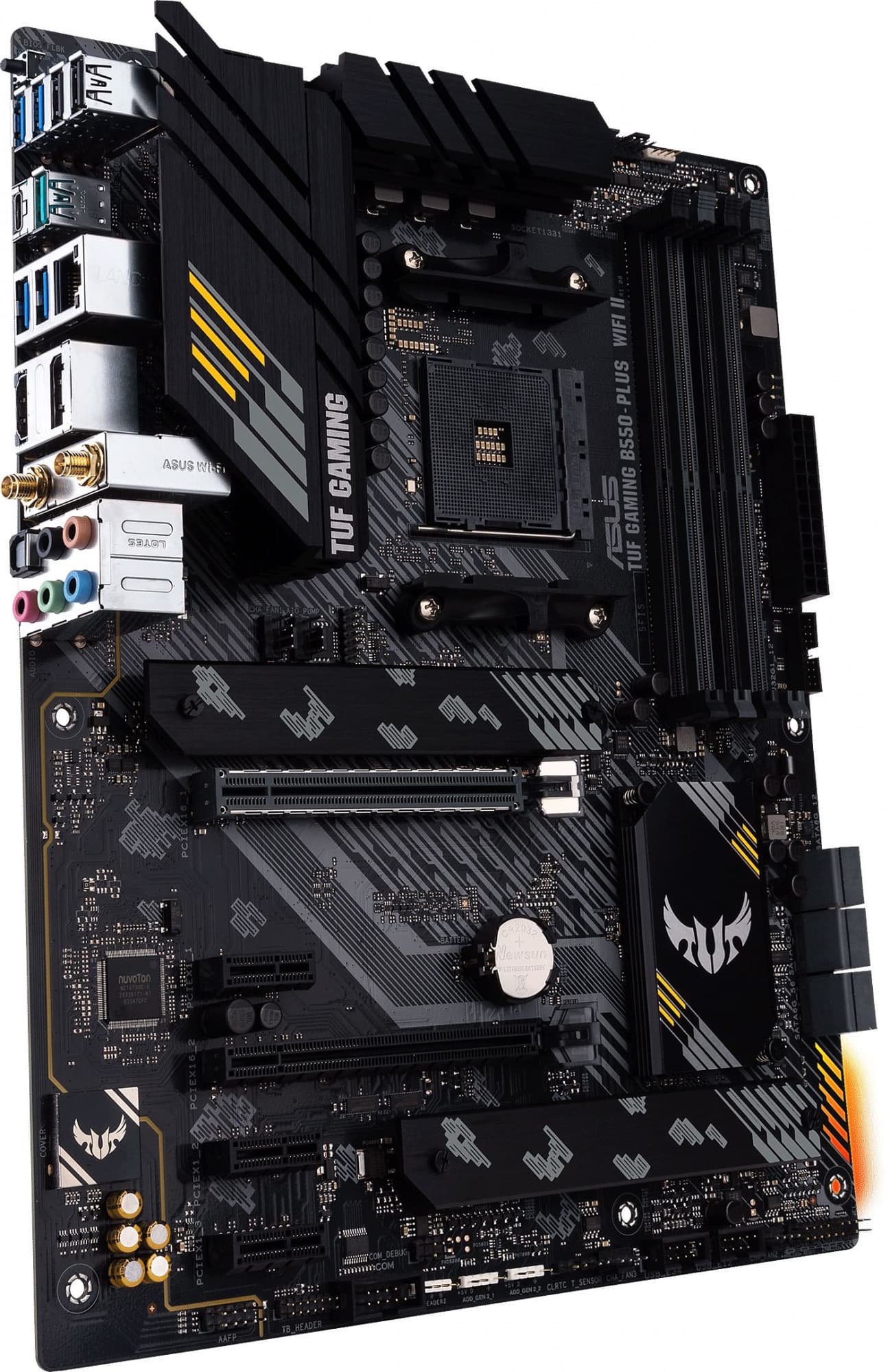 Материнская плата Asus TUF GAMING B550-PLUS WIFI II Soc-AM4 AMD B550 4xDDR4 ATX AC`97 8ch(7.1) 2.5Gg RAID+HDMI+DP - фото 5