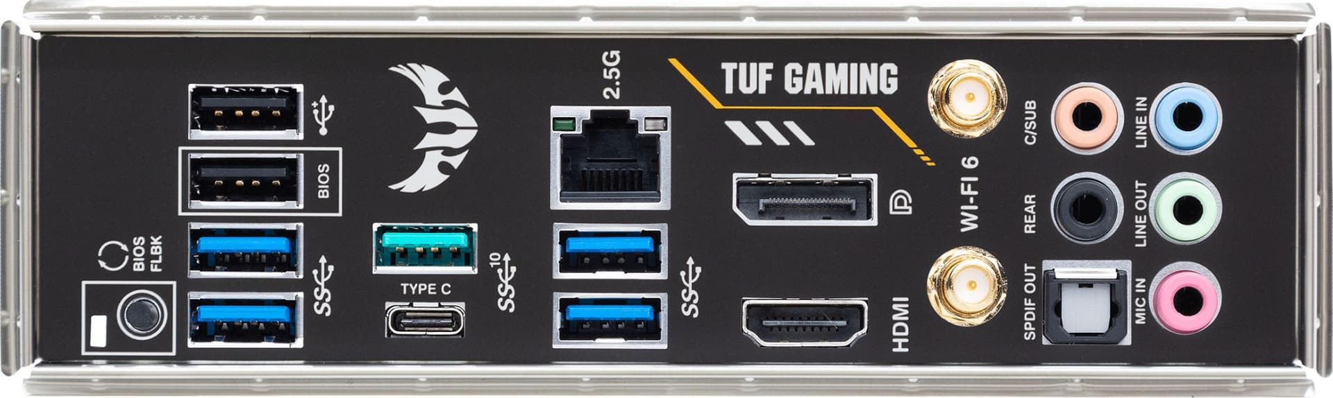 Материнская плата Asus TUF GAMING B550-PLUS WIFI II Soc-AM4 AMD B550 4xDDR4 ATX AC`97 8ch(7.1) 2.5Gg RAID+HDMI+DP - фото 4