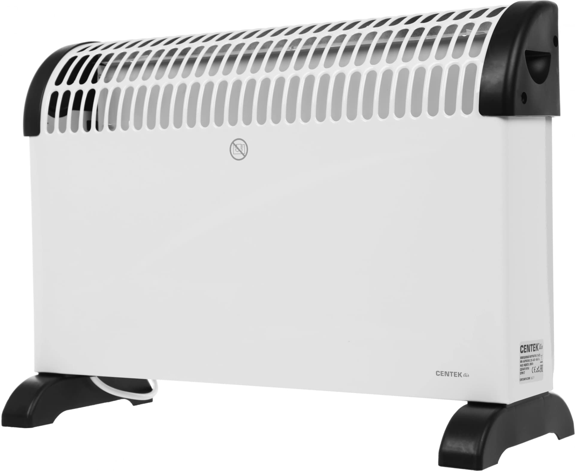 Конвектор Centek CT-6123 2000Вт белый/черный - фото 4