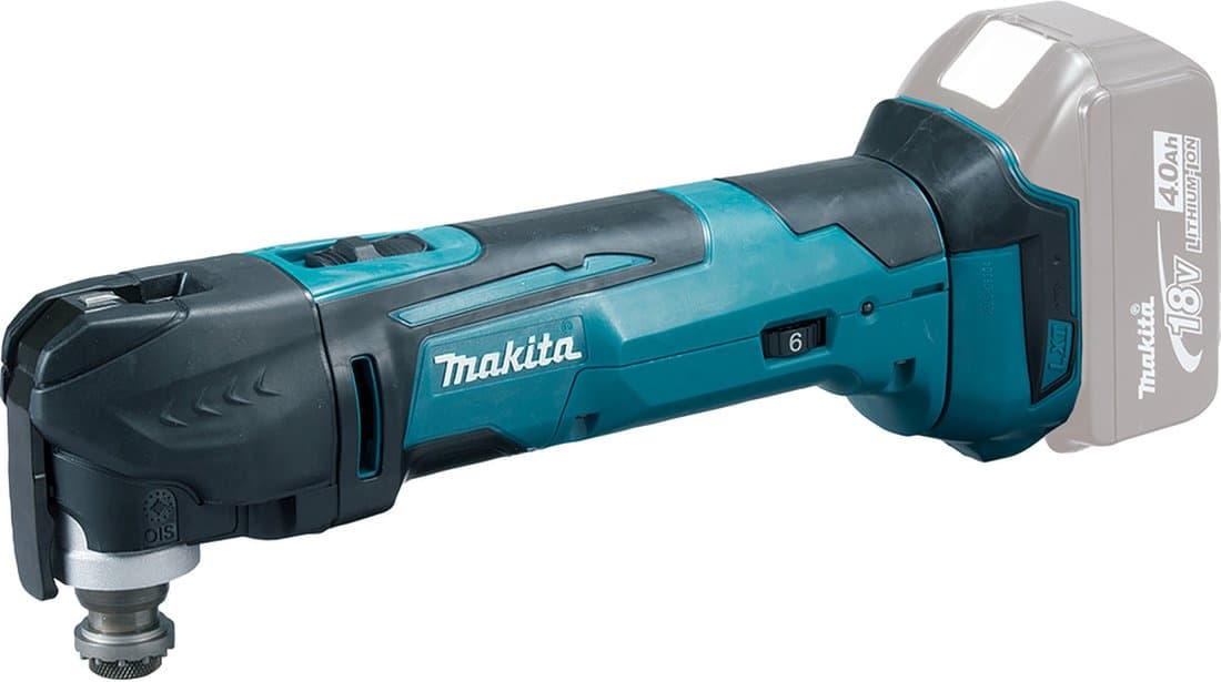 Многофункциональный инструмент Makita DTM51Z 390Вт синий/черный - фото 3