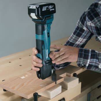 Многофункциональный инструмент Makita DTM51Z 390Вт синий/черный - фото 5