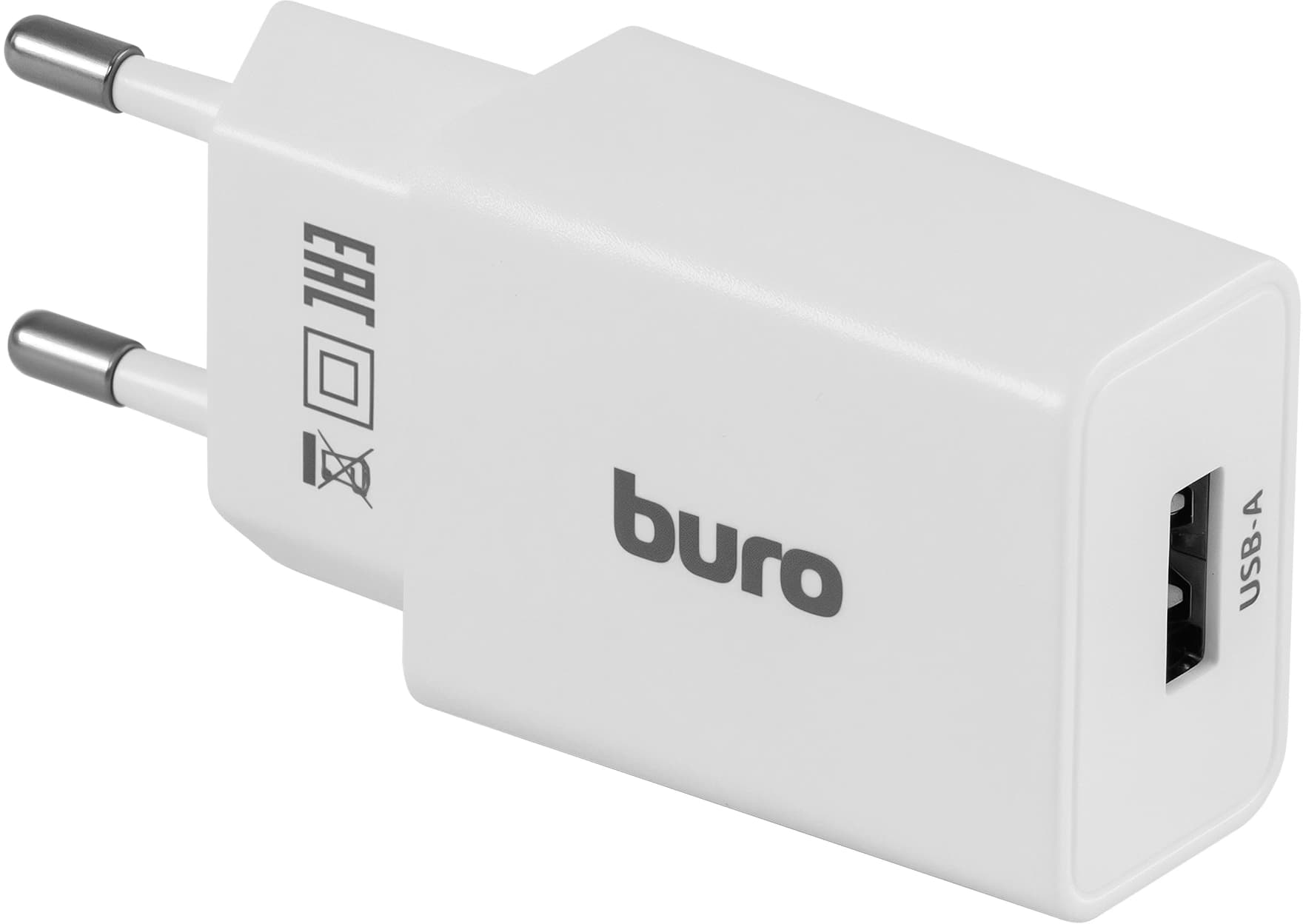 Сетевое зар./устр. Buro BUWA1 10.5W 2.1A USB-A универсальное белый (BUWA10S100WH) - фото 4