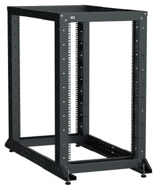Стойка двухрамная ITK Linea LF05-42U61-2GM 42U 600ммX1000мм 700кг черный - фото 2