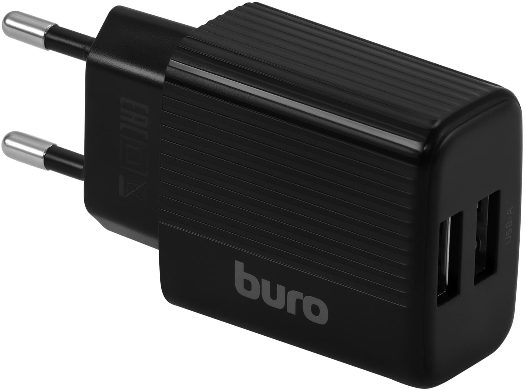 Сетевое зар./устр. Buro BUWE1 10.5W 2.1A 2xUSB универсальное черный (BUWE10S200BK) - фото 4