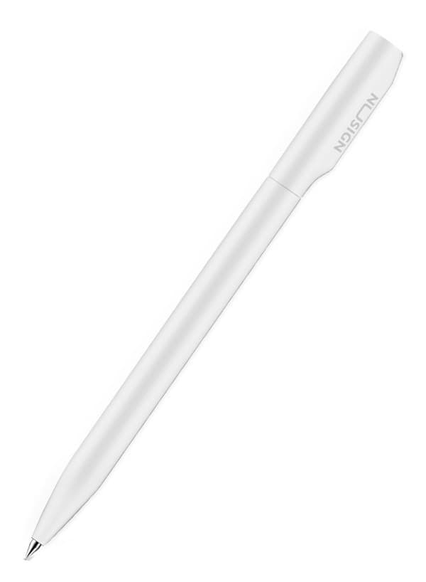 Ручка гелев. Deli Nusign NS552white белый черн. черн. линия 0.5мм