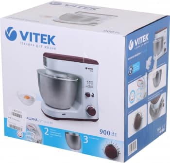 Миксер планетарный Vitek VT-1432 900Вт белый - фото 2
