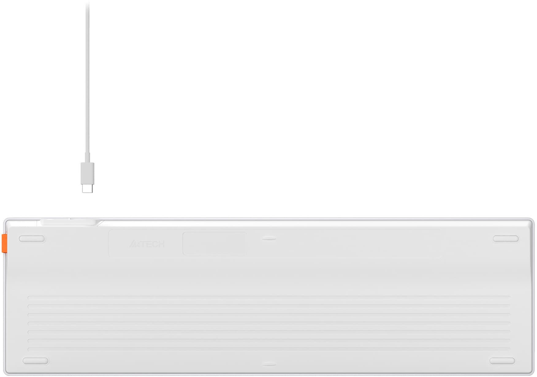 Клавиатура A4Tech FBX50C белый USB беспроводная BT/Radio slim Multimedia (FBX50C WHITE) - фото 4