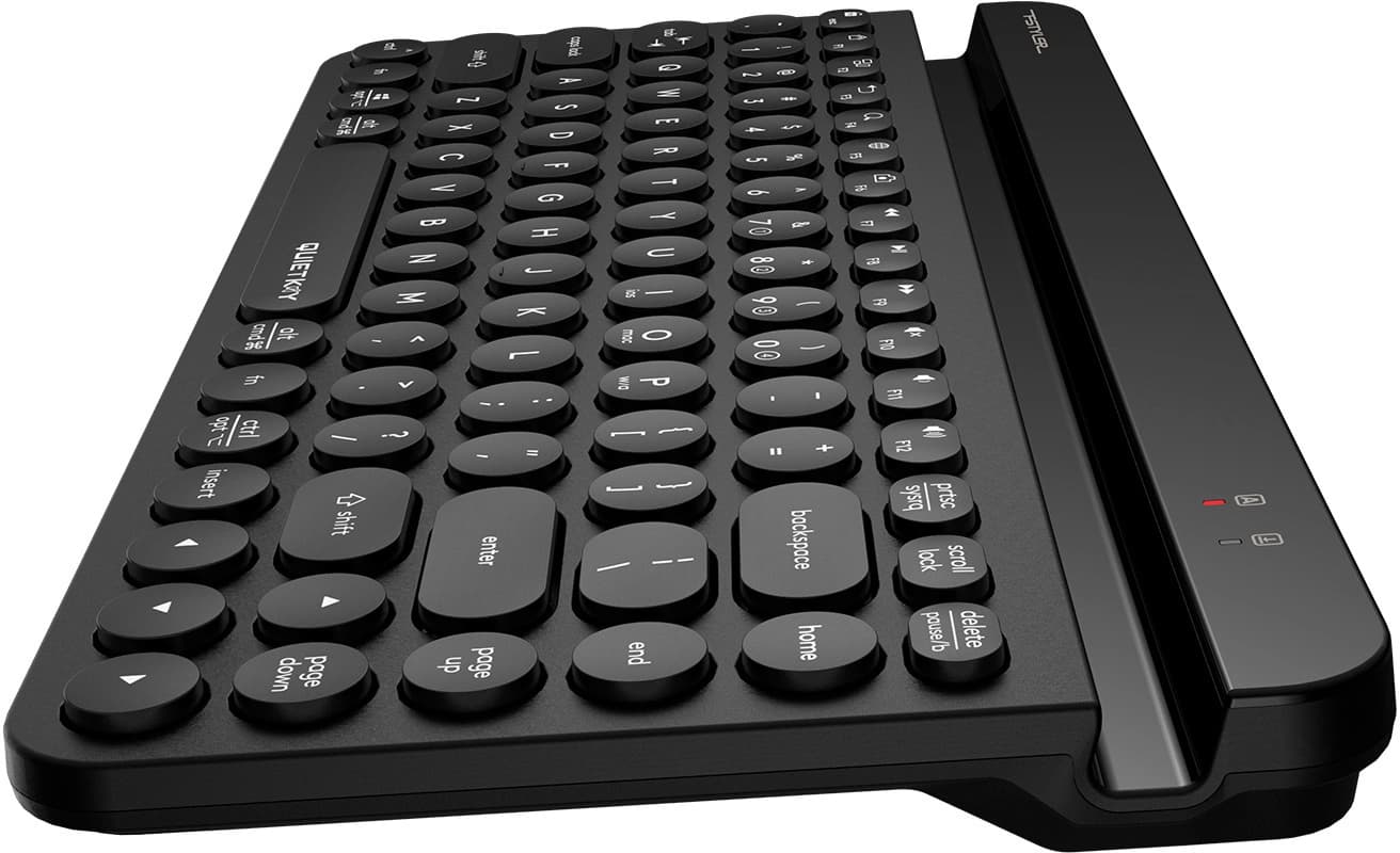 Клавиатура A4Tech FBK30 черный USB беспроводная BT/Radio slim Multimedia (FBK30 BLACK) - фото 3