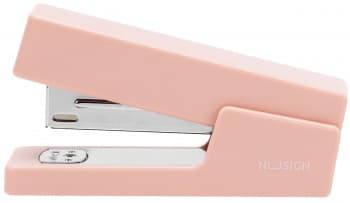 Степлер Deli NS084-RD Nusign 24/6 26/6 (20листов) красный 100скоб коробка - фото 5
