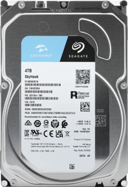 Жесткий диск Seagate SATA-III 4TB ST4000VX016 Surveillance Skyhawk 4KN (5400rpm) 256Mb 3.5" - фото 2