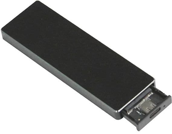 Внешний корпус SSD AgeStar 31UBVS6C NVMe/SATA USB3.0 алюминий черный M2 2280 B/M-key - фото 4