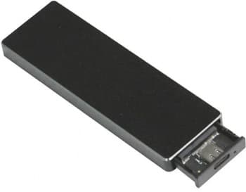 Внешний корпус SSD AgeStar 31UBVS6C NVMe/SATA USB3.0 алюминий черный M2 2280 B/M-key - фото 5