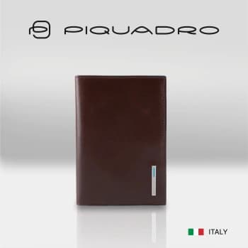Обложка для паспорта Piquadro Blue Square PP5255B2/MO коричневый натур.кожа - фото 5