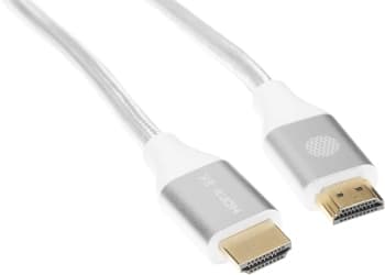 Кабель аудио-видео Cactus CS-HDMI.2.1-1 HDMI (m)/HDMI (m) 1м. позолоч.конт. серебристый - фото 5