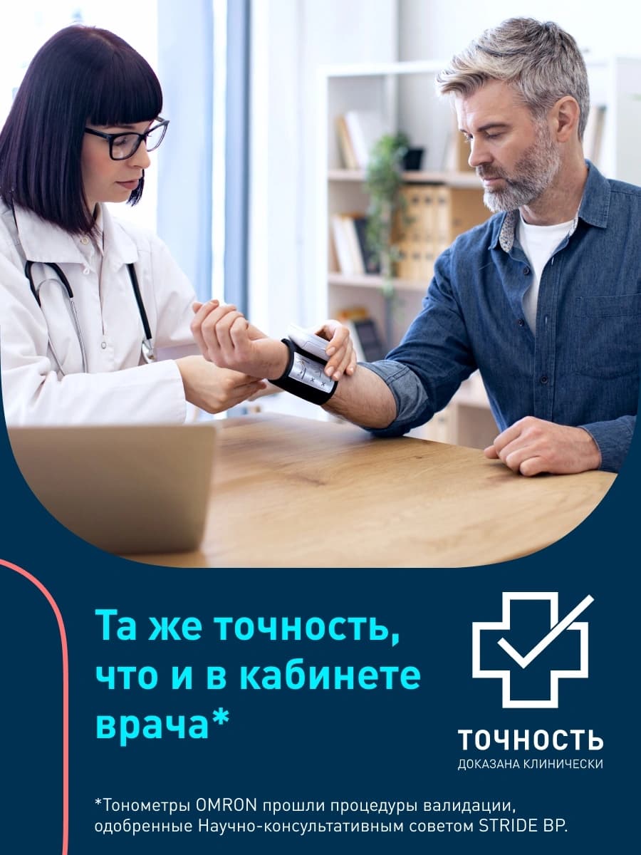 Тонометр запястный Omron RS2 Intelli IT - фото 3