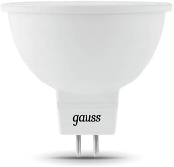 Лампа светодиодная Gauss 101505109 9Вт цок.:GU5.3 рефлек. 150B св.свеч.бел.теп. MR16 (упак.:1шт) - фото 5