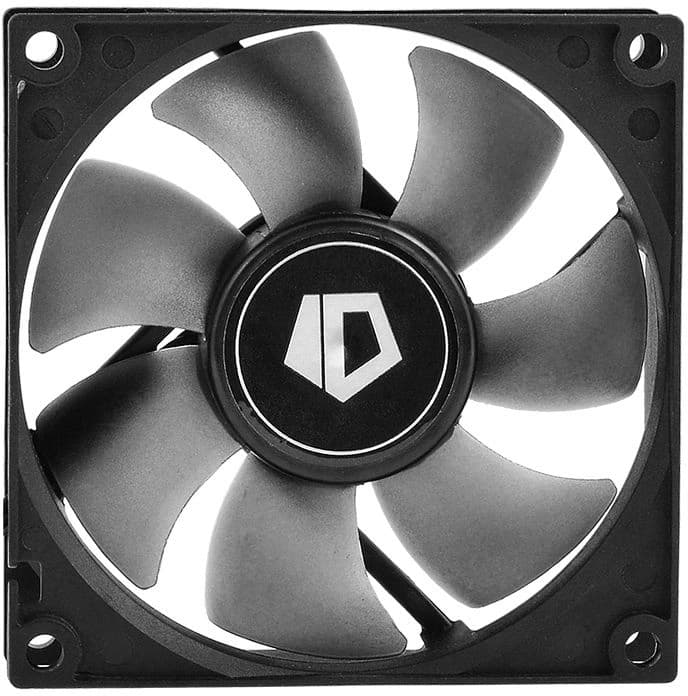 Вентилятор для корпуса ID-Cooling NO-8025-SD 80х80x25 черный 3-pin 21дБ Ret - фото 3