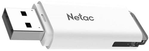 Флеш Диск Netac 128Gb U185 NT03U185N-128G-20WH USB2.0 белый - фото 4