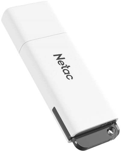 Флеш Диск Netac 128Gb U185 NT03U185N-128G-20WH USB2.0 белый - фото 3
