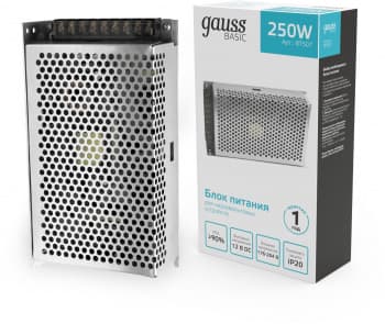 Блок питания Gauss Basic для лен.светод. белый (BT507) - фото 2
