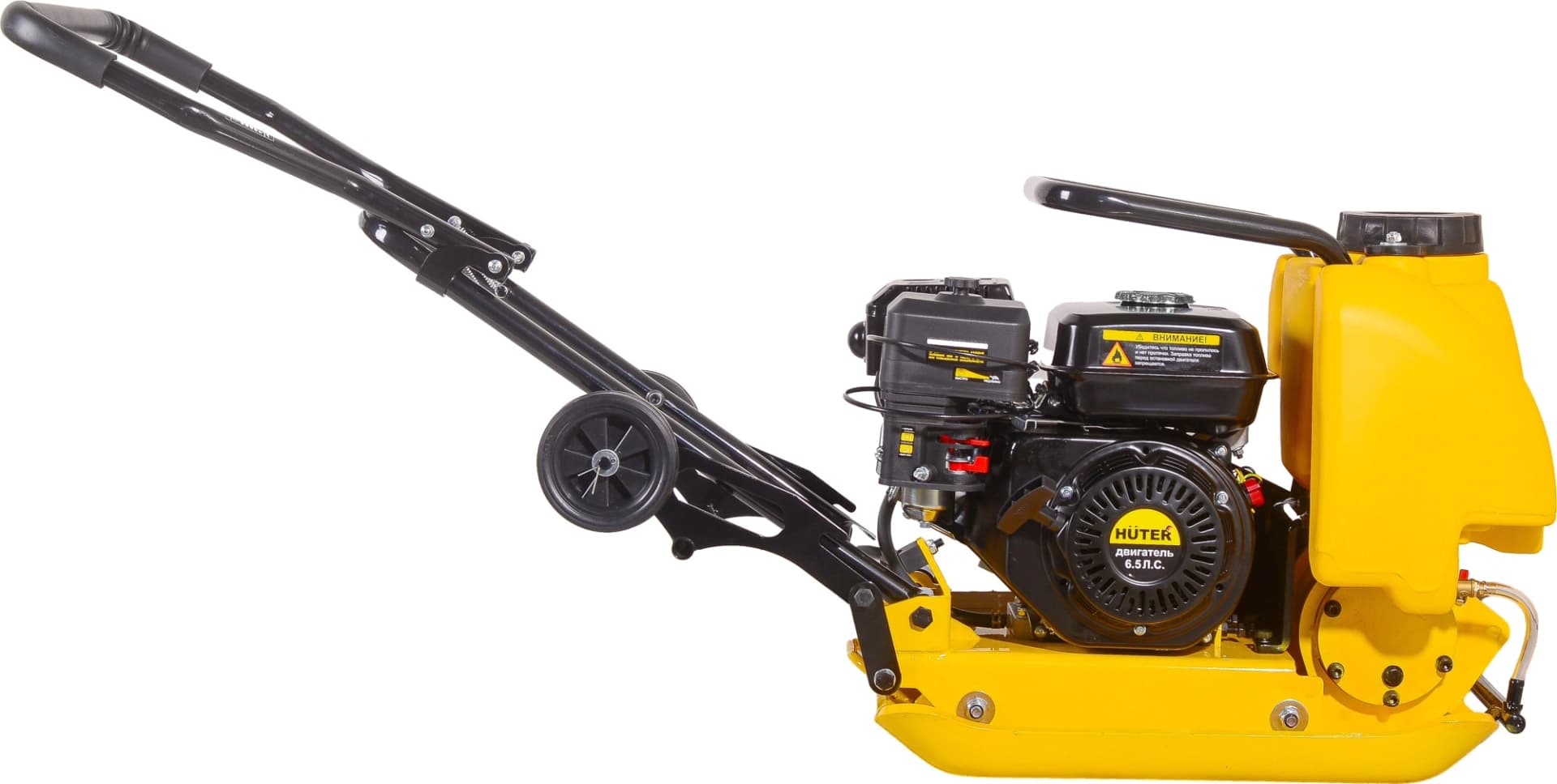 Виброплита Huter VP-35W 4870Вт 6.5л.с. бензиновый желтый (74/6/2) - фото 3