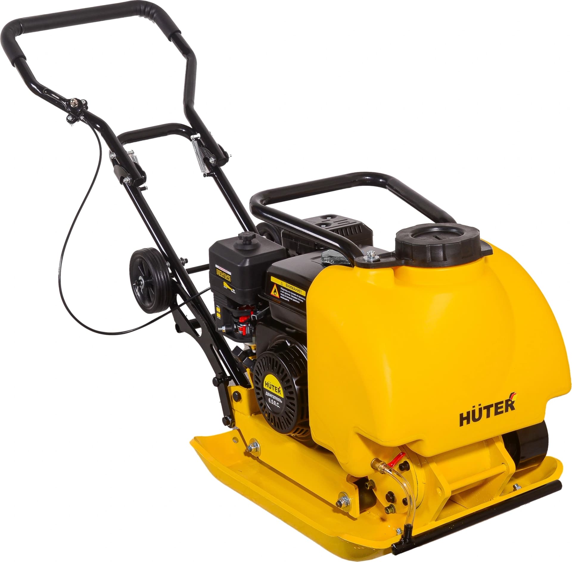 Виброплита Huter VP-35W 4870Вт 6.5л.с. бензиновый желтый (74/6/2) - фото 4