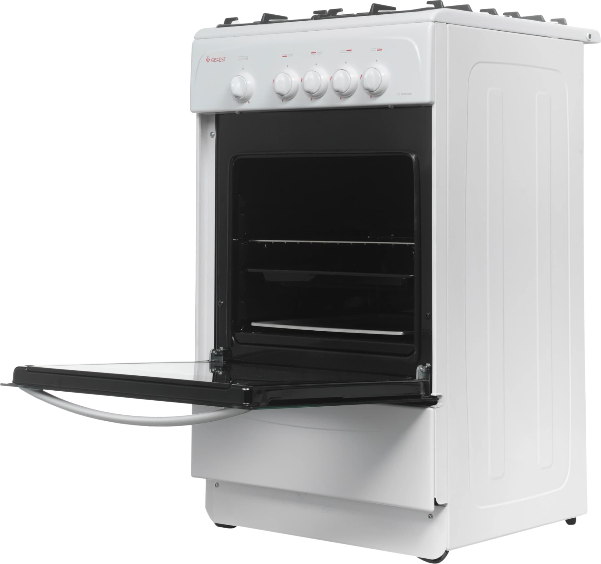 Плита Газовая Gefest CG 50М02 К73 белый (без крышки) реш.чугун - фото 4