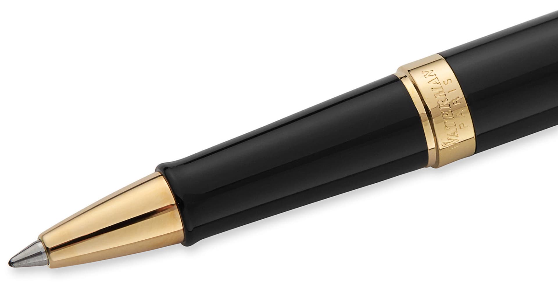 Ручка роллер Waterman Hemisphere (S0920650) Mars Black GT F черн. подар.кор. - фото 3