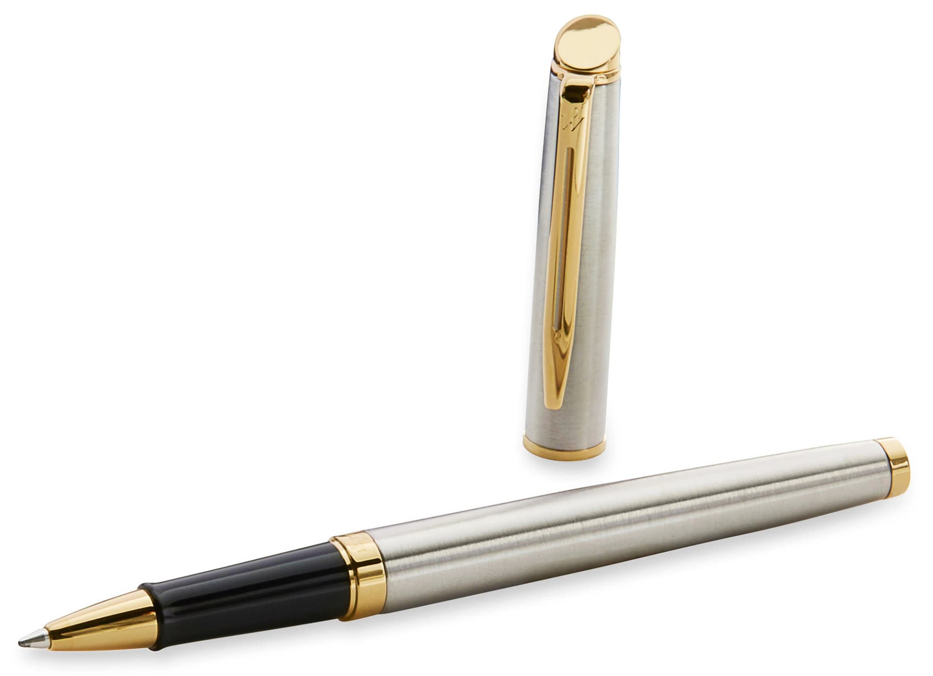 Ручка роллер Waterman Hemisphere (S0920350) Steel GT F черн. подар.кор. - фото 4