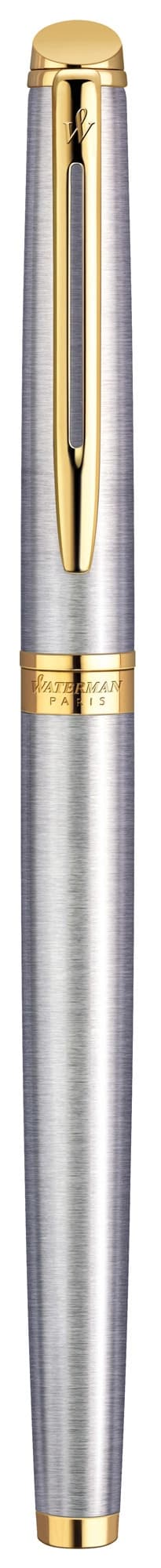 Ручка роллер Waterman Hemisphere (S0920350) Steel GT F черн. черн. подар.кор.