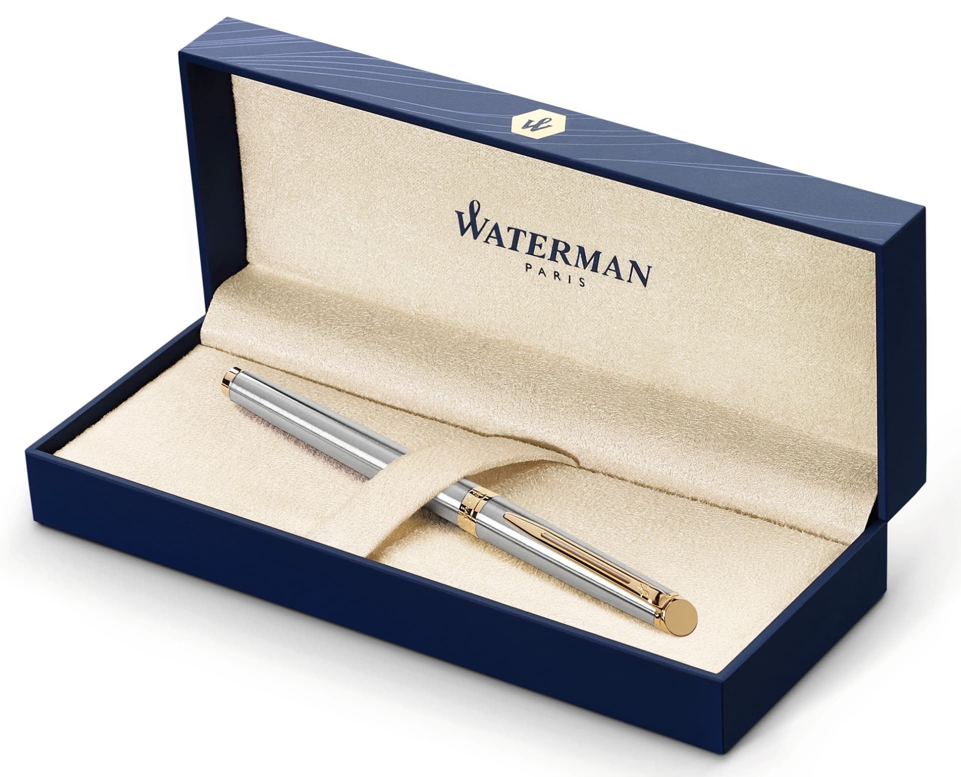 Ручка роллер Waterman Hemisphere (S0920350) Steel GT F черн. подар.кор. - фото 4