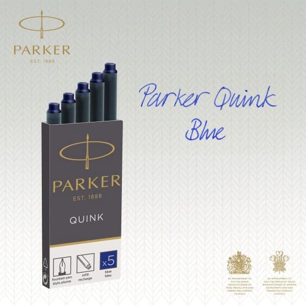 Картридж Parker Quink Z11 (1950384) синие чернила для ручек перьевых (5шт) - фото 3