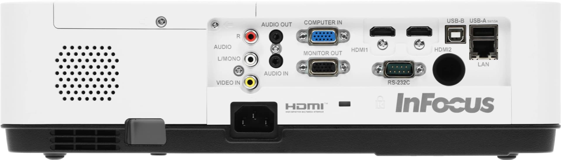Проектор Infocus IN1034 LCD 5000Lm LS (1024x768) 50000:1 ресурс лампы:10000часов 1xUSB typeA 1xUSB typeB 2xHDMI 3.3кг - фото 4