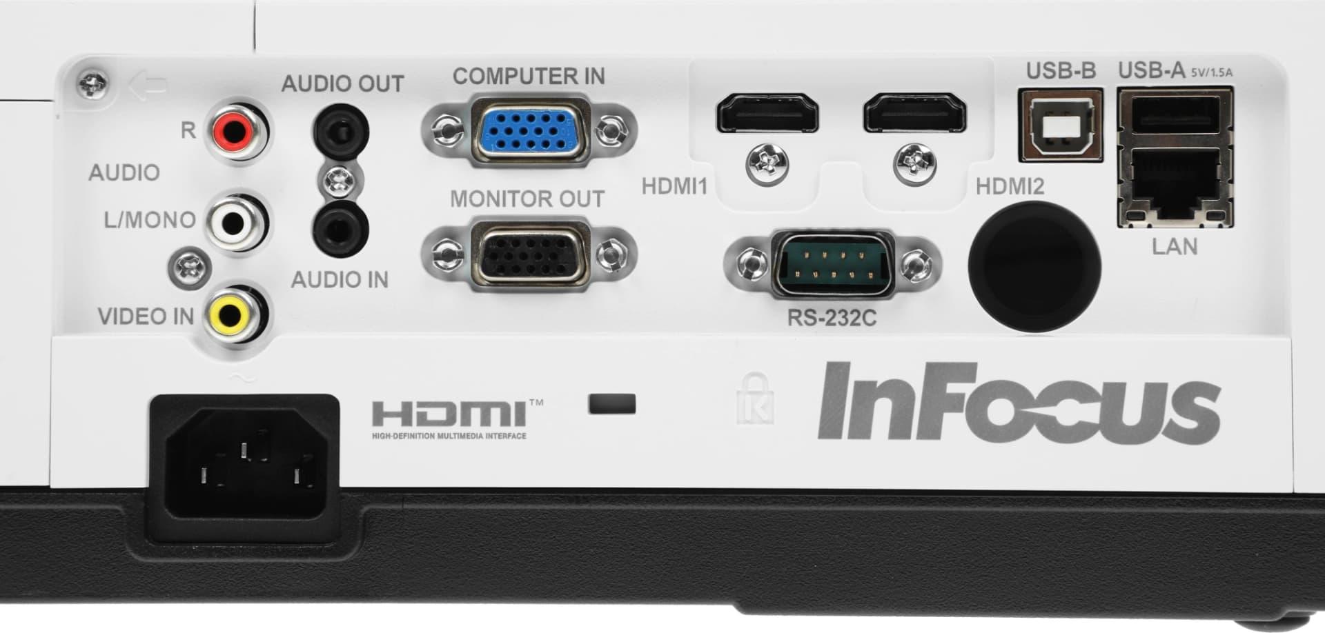 Проектор Infocus IN1034 LCD 5000Lm LS (1024x768) 50000:1 ресурс лампы:10000часов 1xUSB typeA 1xUSB typeB 2xHDMI 3.3кг - фото 5