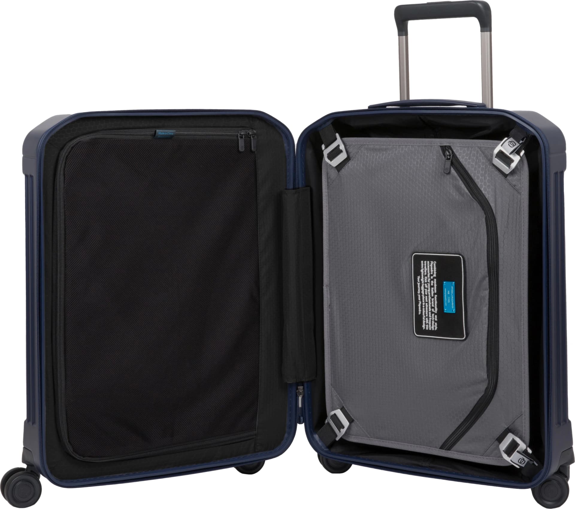 Чемодан Piquadro PQ LIGHT (BV4425PQL/BLUO) 40x55x20см 31л. 1.99кг. поликарбонат синий - фото 4