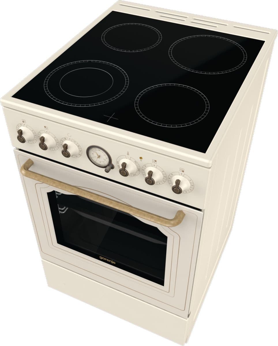 Плита Электрическая Gorenje GECS5B70CLI бежевый стеклокерамика (без крышки) - фото 4