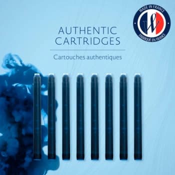 Картридж Waterman Standard (S0110910) Mysterious Blue чернила для ручек перьевых (8шт) - фото 2