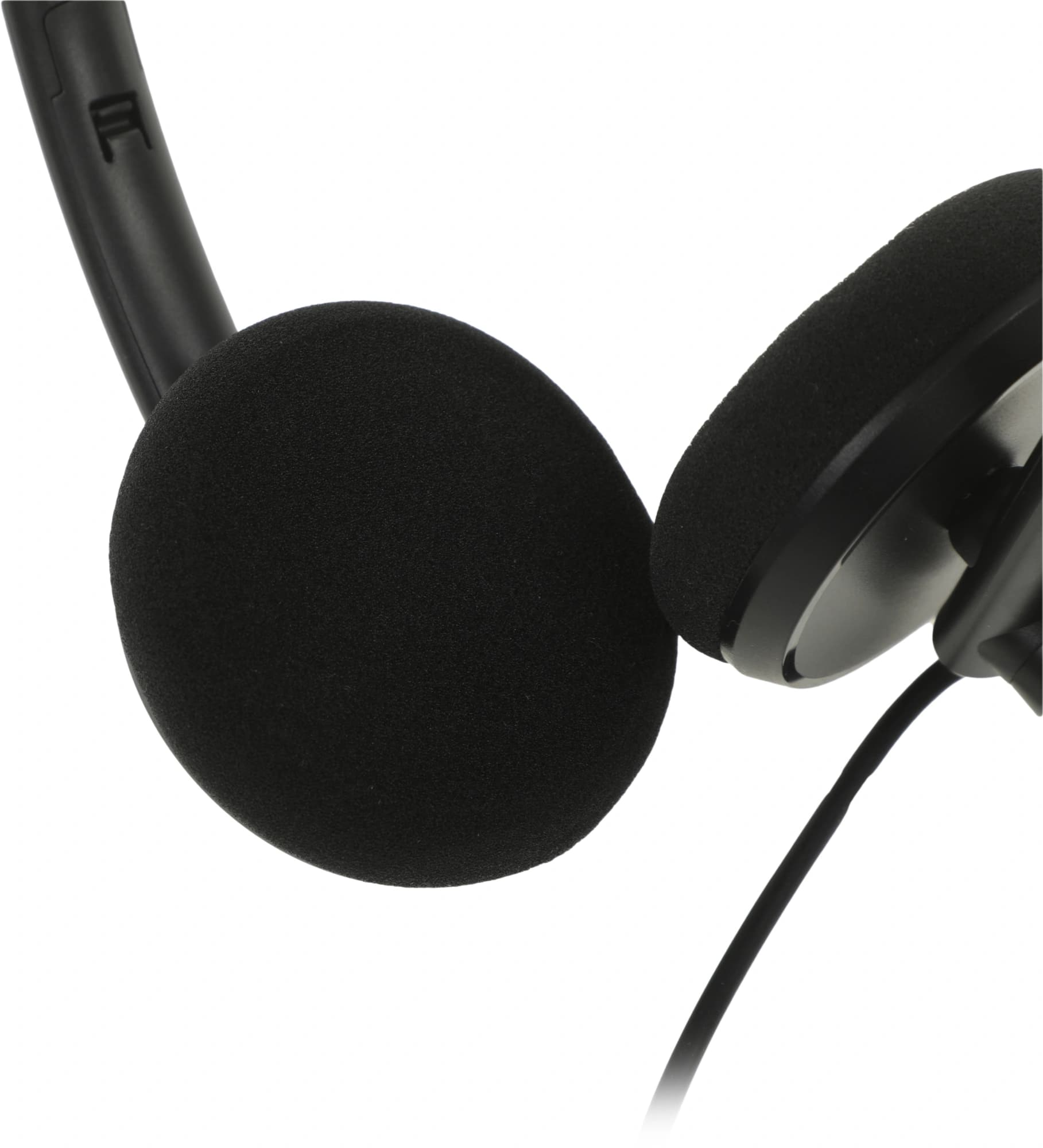 Наушники с микрофоном Creative HS-220 черный 2.4м накладные USB оголовье (51EF1070AA000) - фото 4