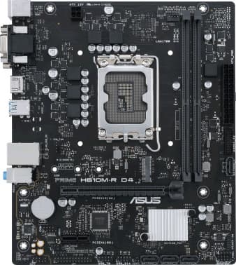 Материнская плата Asus PRIME H610M-R D4-SI Soc-1700 Intel H610 2xDDR4 mATX AC`97 8ch(7.1) GbLAN+VGA+DVI+HDMI White Box - фото 5