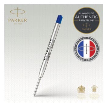 Стержень шариковый Parker QuinkFlow Z08 (1950373) M 1мм синие чернила блистер (2шт) - фото 2