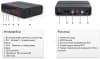 Ресивер DVB-T2 Cadena CDT-2291SB черный - фото 3