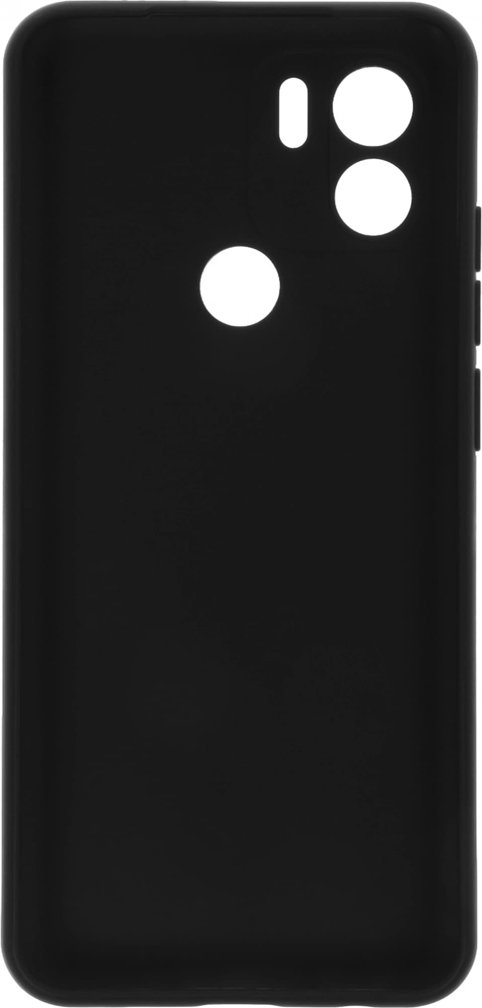 Чехол (клип-кейс) BoraSCO для Xiaomi Redmi A1+ Silicone Case черный (70938) - фото 4