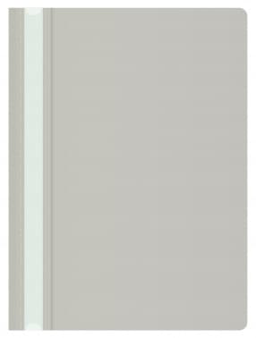 Папка-скоросшиватель Buro -PSE20BU/GREY A4 прозрач.верх.лист пластик серый 0.11/0.13 - фото 3
