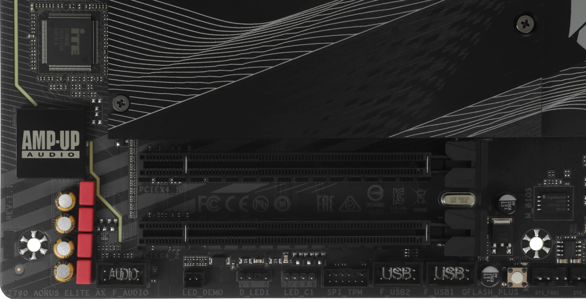 Материнская плата Gigabyte Z790 AORUS ELITE AX Soc-1700 Intel Z790 4xDDR5 ATX AC`97 8ch(7.1) 2.5Gg RAID+HDMI+DP - фото 4