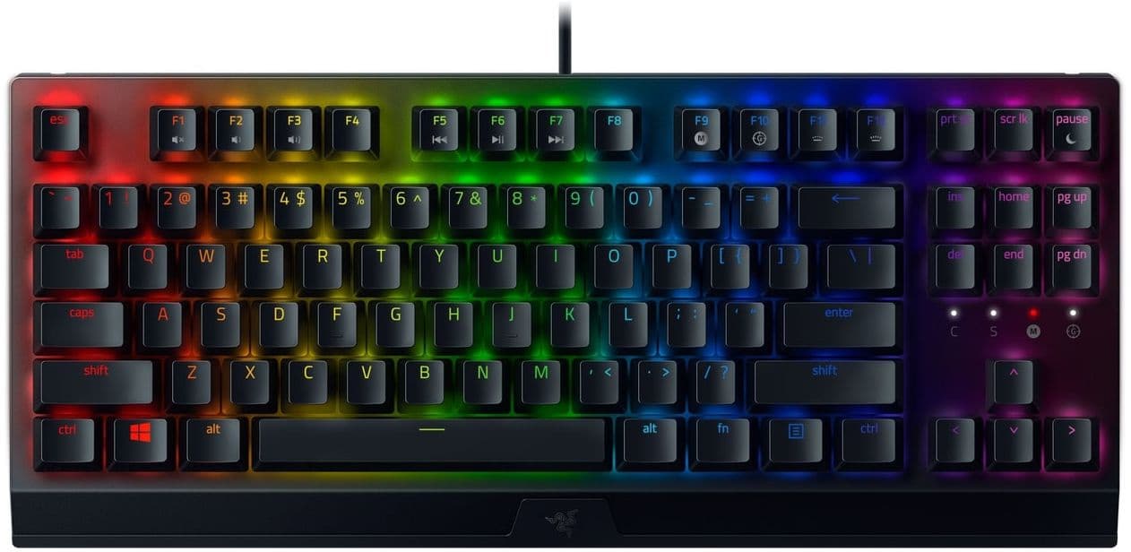 Клавиатура Razer BlackWidow V3 TKL механическая черный/черный USB Multimedia for gamer LED (RZ03-03490700-R3R1) кабель 1.8м - фото 3